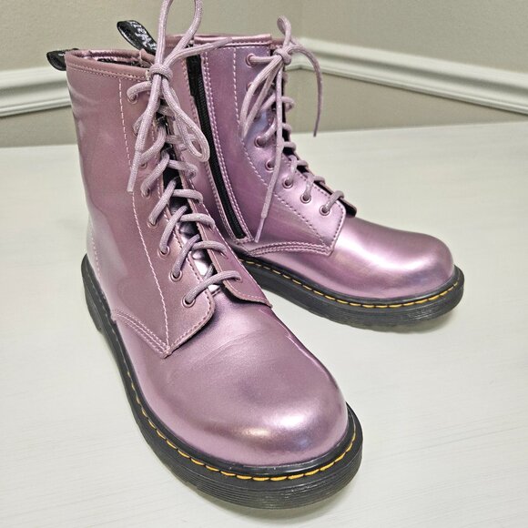 Dr Martens Metallic Lavender Womens Boots Size US 7 L, US 6 M , EU 38 - Picture 6 of 8